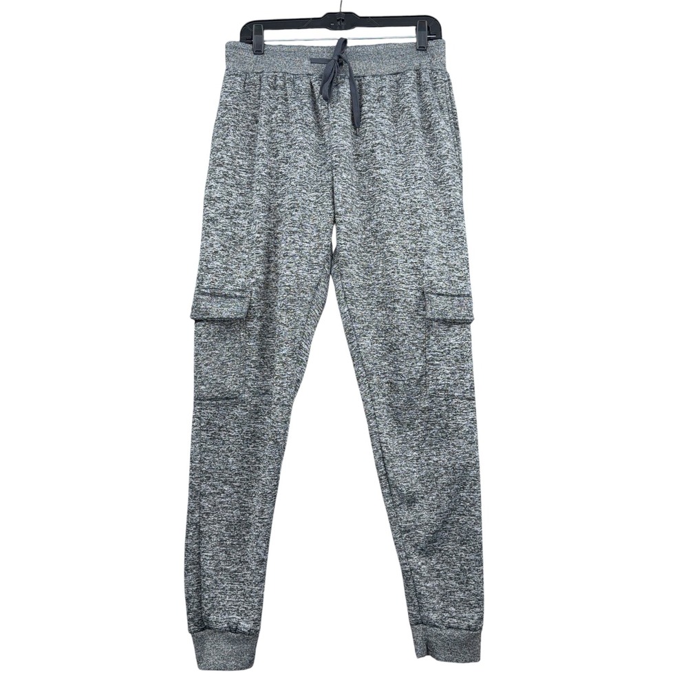 Mission‎ Ridge Jogger Cargo Pants Mens Medium Cotton Blend Gray Space Dye